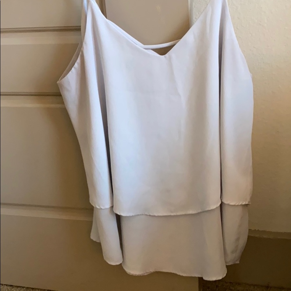 White tank top